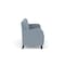 Lesro Siena Lounge Reception 3 Seat Tandem Seating No Center Arms, Black, RS Rain Song Upholstery SN3101 - alternate 3